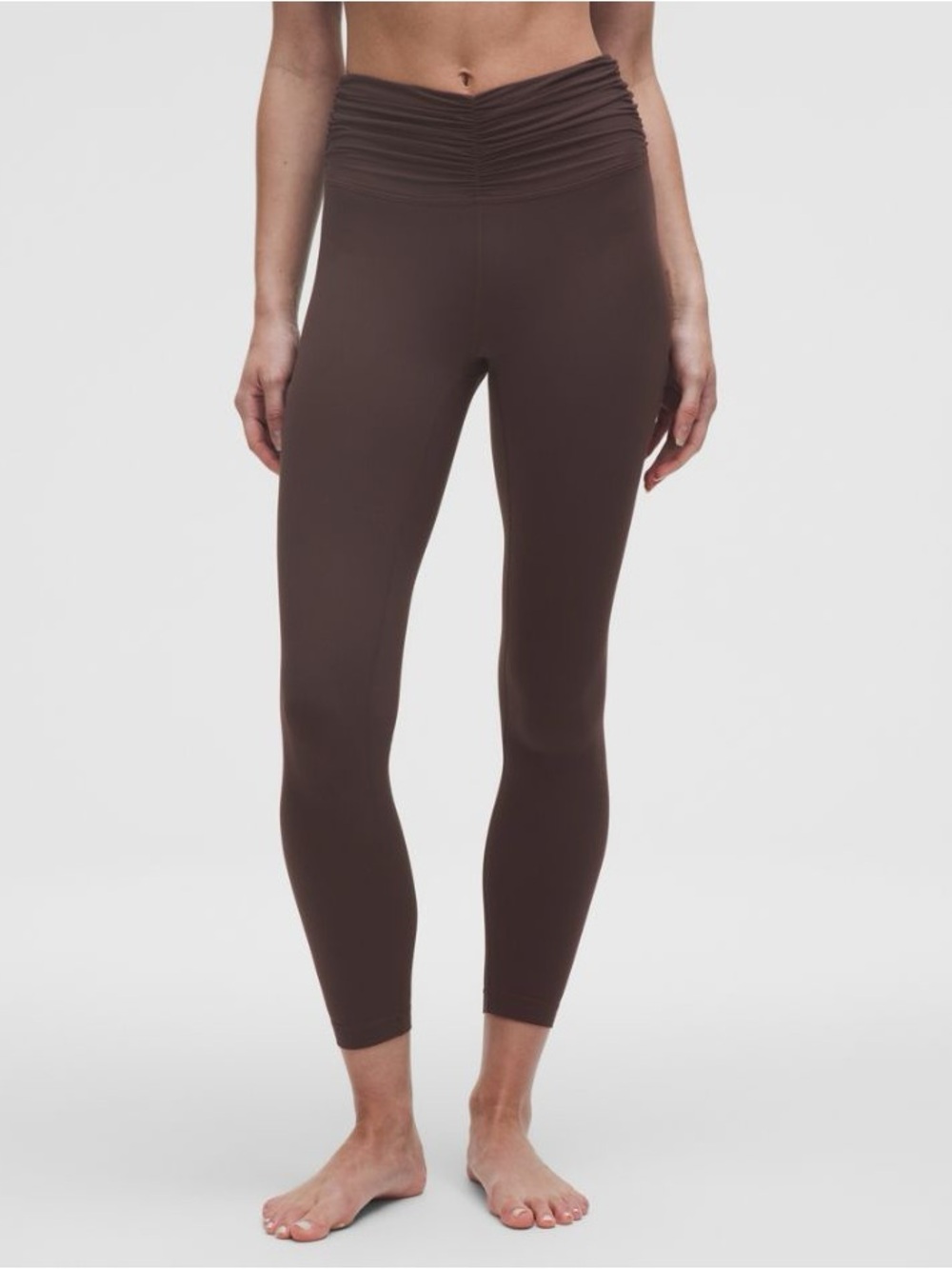 Lululemon size 2 espresso All it Takes Ruched-Waist Tight 25"
